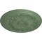 Ekena Millwork Damon Ceiling Medallion (Fits Canopies up to 3 3/8"), Hand-Painted Athenian Green, 20"OD x 1 1/2"P CM20DAAGF - alternate 2